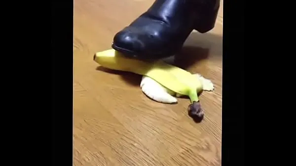 Big fetish】Banana food crush Boots clips Tube