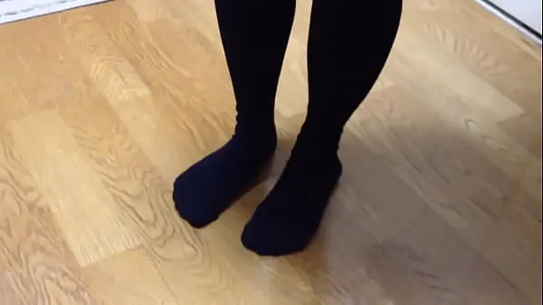 Big fetish】Melonpan Foodcrush Knee high socks clips Tube