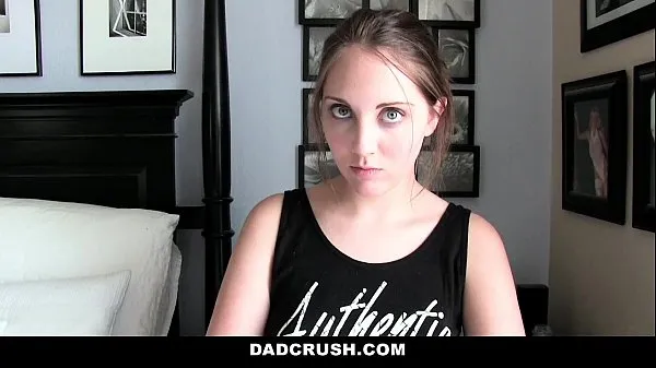 Grote DadCrush- Caught and Punished StepDaughter (Nickey Huntsman) For Sneaking clipsbuis