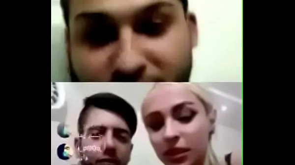 Grote An Iranian girl sucks for her boyfriend on Live Insta clipsbuis