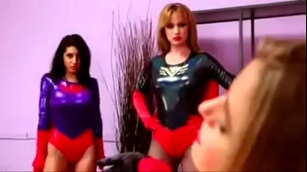 Big Red Queen fucks two superheroines clips Tube