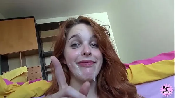 Big POV Cock Sucking Redhead Takes Facial clips Tube