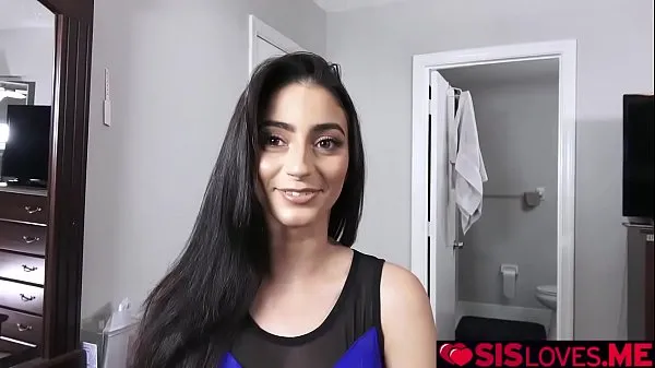 Tabung klip Jasmine Vega asked for stepbros help but she need to be naked besar
