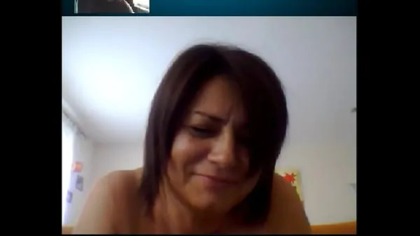 Italian Mature Woman on Skype 2 Tiub klip besar