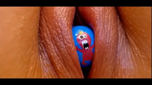 Big Easter Egg in German shave pussy on clips Tube