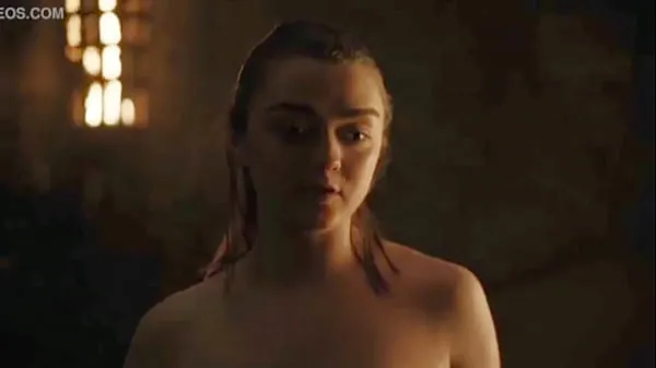 Tabung klip Maisie Williams/Arya Stark Hot Scene-Game Of Thrones besar