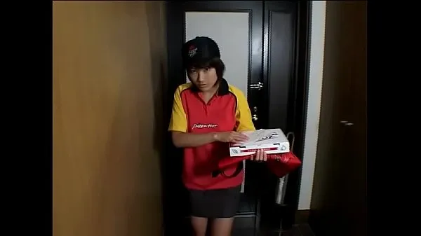 Große japanisches Pizzamädchen 2Clips Tube