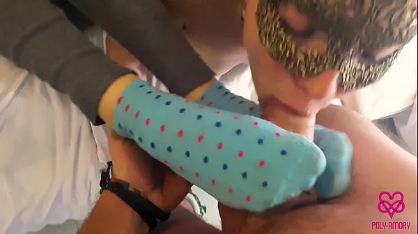 Big footfetish threesome ffm in socks clips Tube