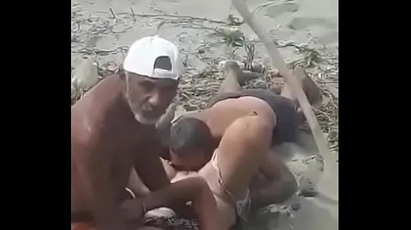 Big Caught on the beach clips Tube