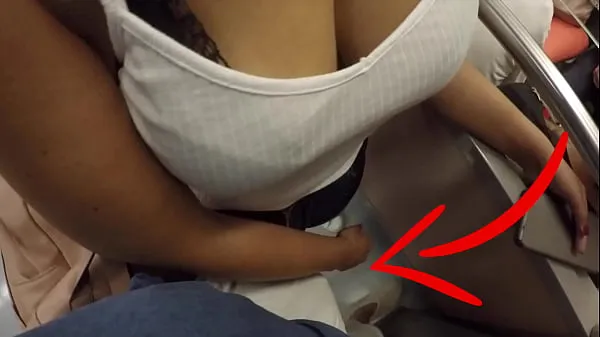 คลิปใหญ่ Unknown Blonde Milf with Big Tits Started Touching My Dick in Subway ! That's called Clothed Sex Tube