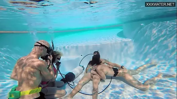 Big Eva Sasalka and Jason being watched underwater while fucking clips Tube