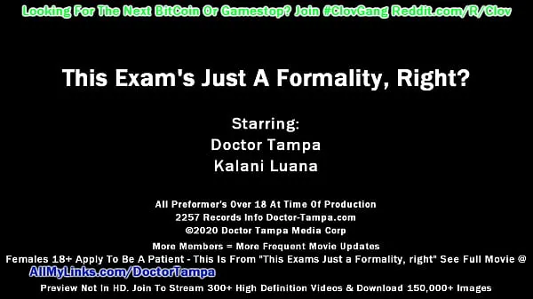 Big CLOV Become Doctor Tampa During Cheer Captain Kalani Luana's Mandatory Sports Physical From Doctor's Point of View clips Tube
