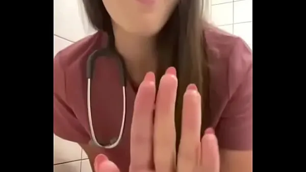 Tabung klip nurse masturbates in hospital bathroom besar