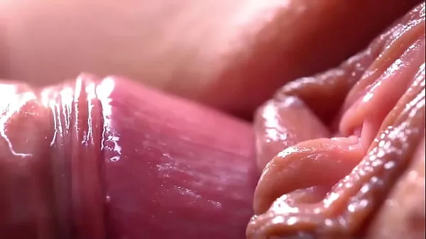 Ống Extremily close-up pussyfucking. Macro Creampie clip lớn