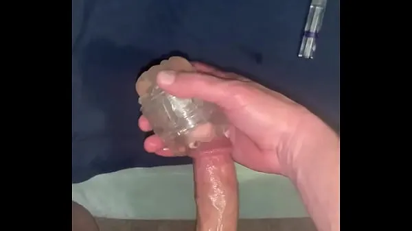 Big Solo Male edging and cumming with a fleshlight quickshot clips Tube