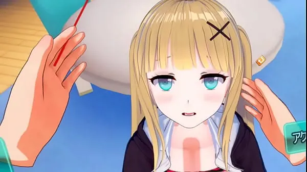 Tubo de Eroge Koikatsu! VR version] Cute and gentle blonde big breasts gal JK Eleanor (Orichara) is rubbed with her boobs 3DCG anime video clips grandes
