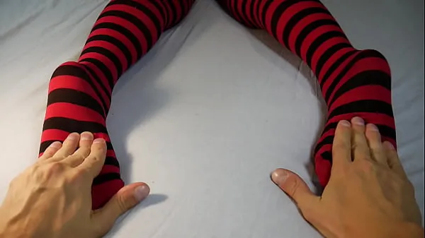 Ống Soles Massage And Tickling, Stripped Socks clip lớn