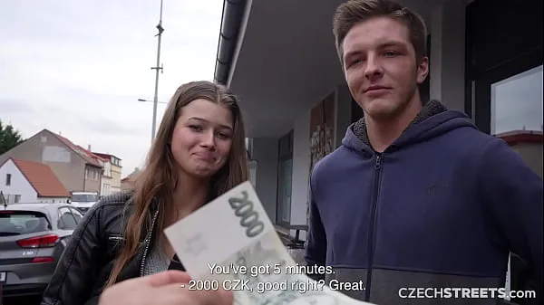 Grote CzechStreets - He allowed his girlfriend to cheat on him clipsbuis