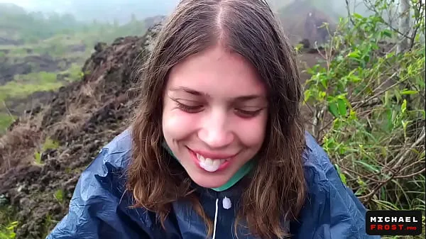 Big The Riskiest Public Blowjob In The World On Top Of An Active Bali Volcano - POV clips Tube