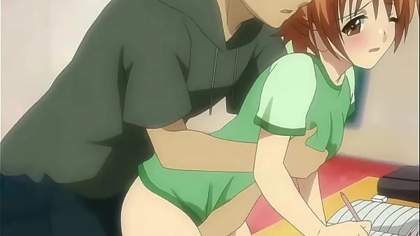 Older Stepbrother Touching her StepSister While she Studies - Uncensored Hentai Tiub klip besar