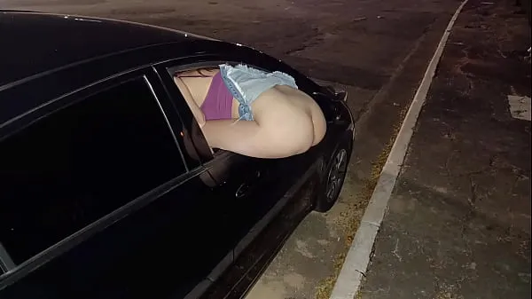 Big Married with ass out the window offering ass to everyone on the street in public clips Tube