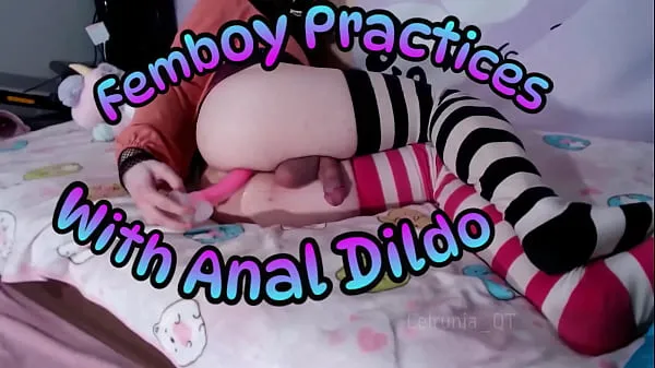 Duże Femboy Practices With Anal Dildo! (Teaser klipy Tube