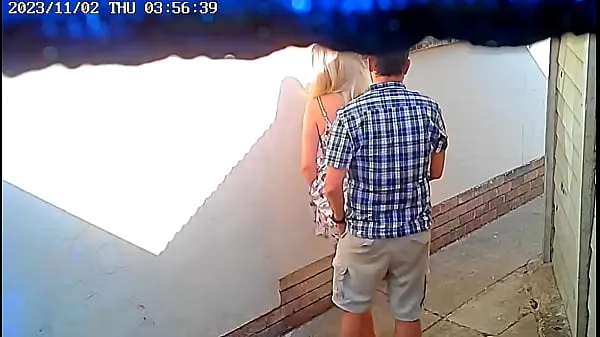 Μεγάλος σωλήνας κλιπ Daring couple caught fucking in public on cctv camera