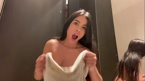 Big They caught me in the store fitting room squirting, cumming everywhere clips Tube